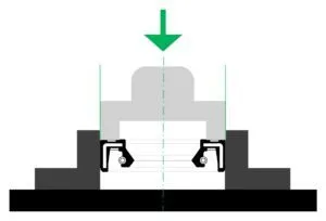Oil seal installation