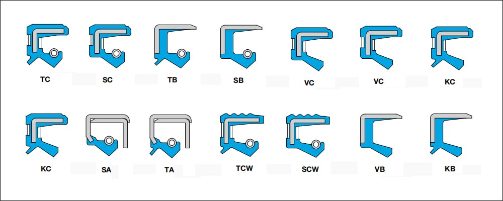 TA oil seal structure diagram