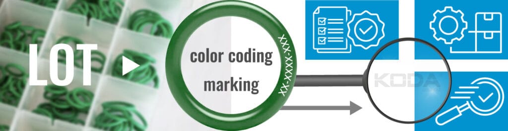 o-ring color coding marking