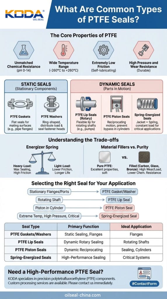 What Are Common Typesof PTFE Seals