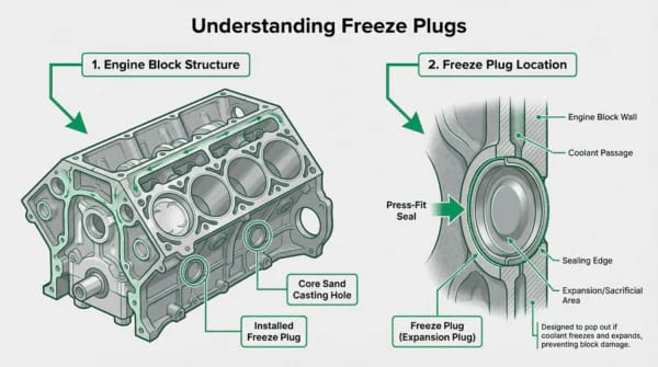 How Freeze Plugs Work During Engine Operation