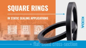 Square Rings in Static Sealing Applications