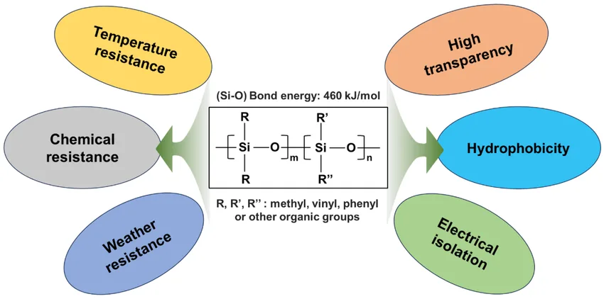 Unique Molecular Structure of Silicone Rubber