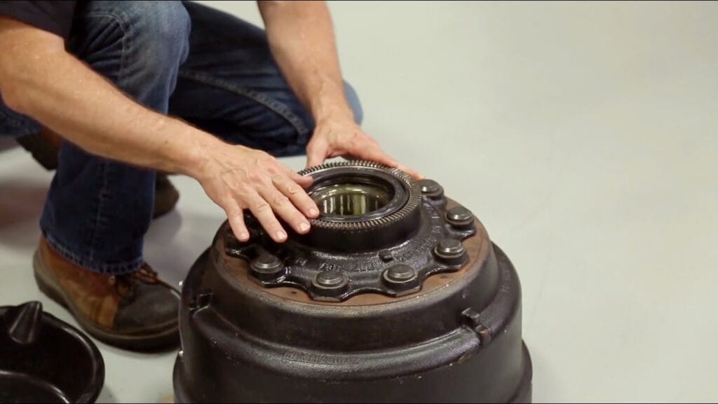 What is the purpose of hub oil seal