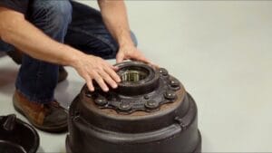 What is the purpose of hub oil seal