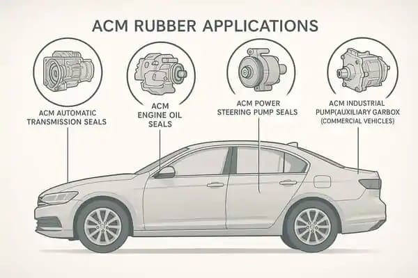 Why ACM Rubber Is Popular in Automotive Applications