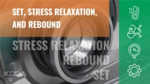 Set, Stress Relaxation, and Rebound