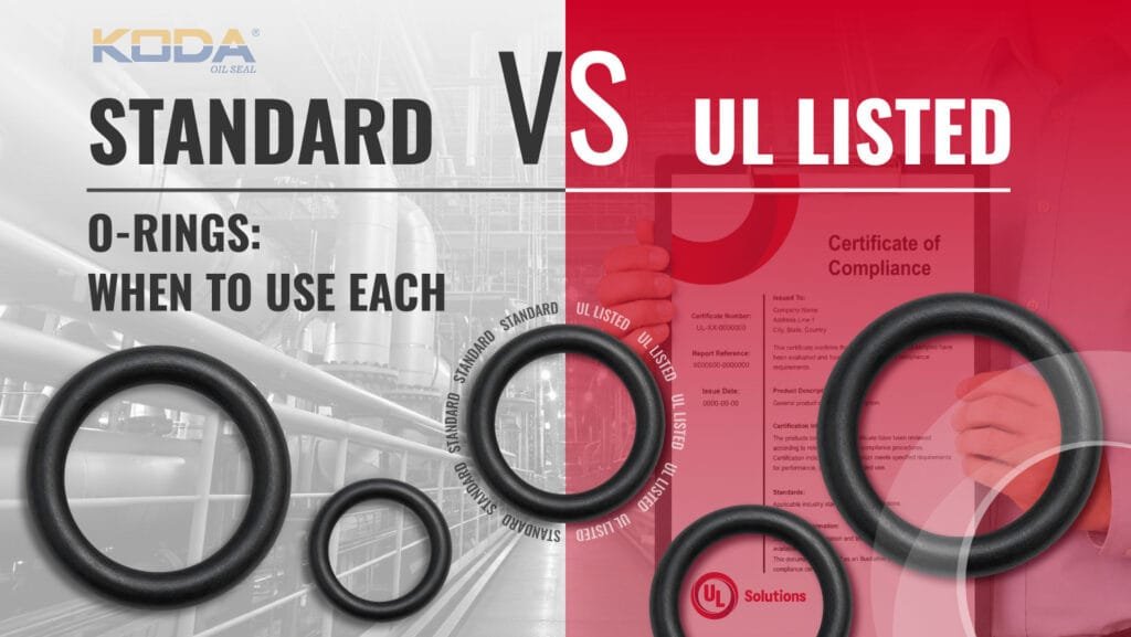 Standard vs. UL Listed O-Rings When to Use Each
