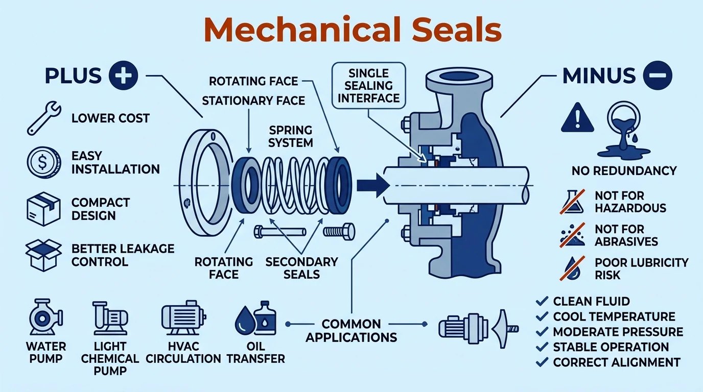 Mechanical Seal Types and Installation Differences