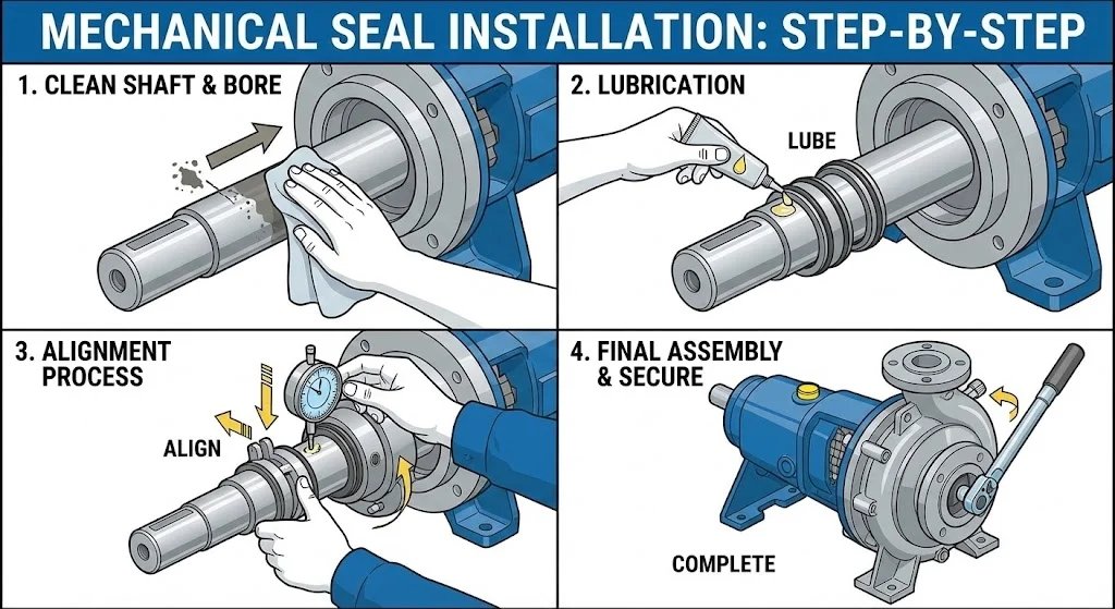 Step-by-Step Mechanical Seal Installation Procedure